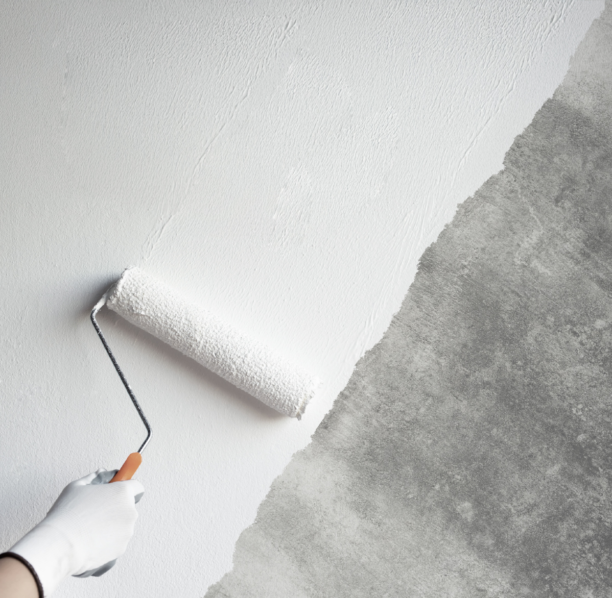 Painting with roller